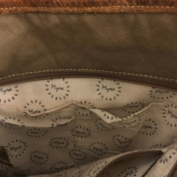 Myra Canvas Leather Rug Crossbody Bag - Picture 8 of 10